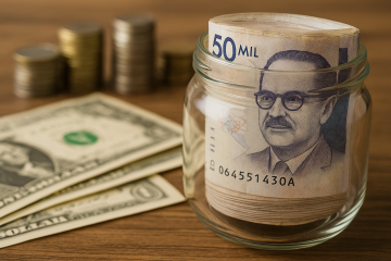 ¿Conviene ahorrar en dólares o en pesos colombianos?