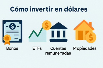Cómo invertir en dólares: bonos, ETFs, cuentas remuneradas y más